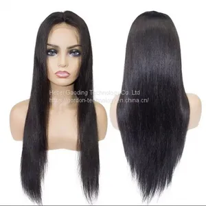 Wholesaler of Natrual Color Long Straight Remy Human Hair Full Lace Wig thumbnail-1