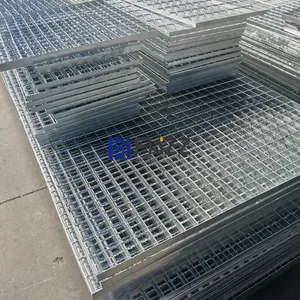 Pressure Resistance Welded Galvanized Open Bar Steel Gratings for Drain Grating Cover thumbnail-5