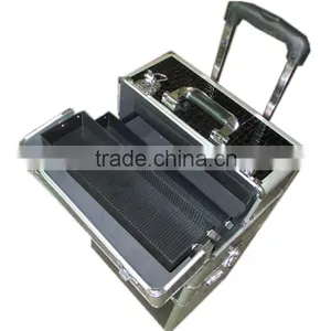 Professional Cosmetic Trolley Cases for Hard Train Case With Nail Beauty thumbnail-1