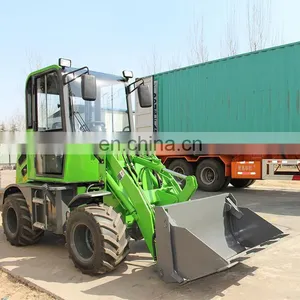 Hydrostatic Transmission 908 800KG Green Garden Trucking Mini Wheel Loader Compact thumbnail-2