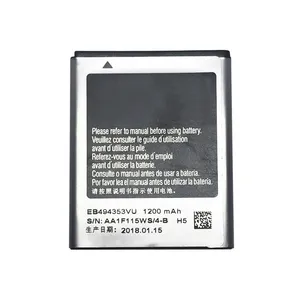 Cell Phone EB494353VU Lithium Ion Battery For Samsung S5330 GT-S5570 GT-i5510 I559 S5570 S5250 S5232 C6712 S5750 thumbnail-2