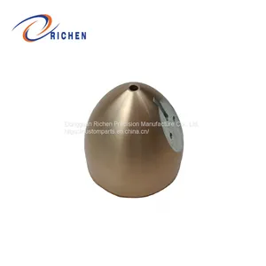 Golden Color Customized OEM High Precision CNC Machinery Aluminum Part thumbnail-5