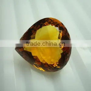 59 Carat Citrine Heart Natural Gemstone Semi Precious Stones Calibrated Size Fancy Stones Briollets Gems thumbnail-1