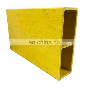 Pultrusion Fiberglass Profile Frp Square Tube Pultruded Frp Profiles Plastic Profile Square Tube thumbnail-1