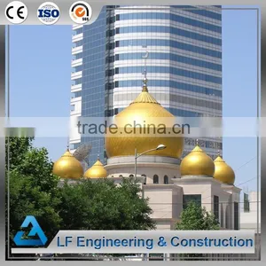 Prefabricated Fiberglass Roof Steel Mosque Dome thumbnail-4