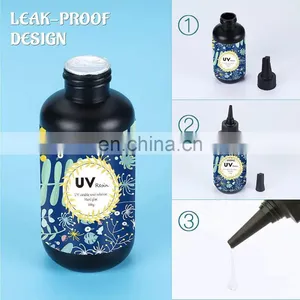 UV Resin Hard Glue Crystal Clear Ultraviolet Curing DIY Epoxy Resin Silicone Mold UV Glue Solar Sunlight Jewelry Making Tool thumbnail-2