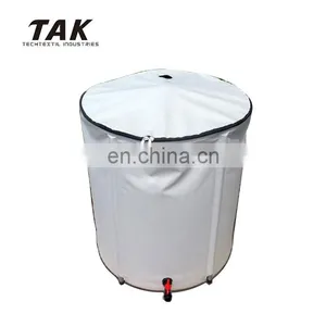 Hot Selling Portable Foldable Collapsible 100L 40*78 Rain Water Barrel Collector for Garden thumbnail-4