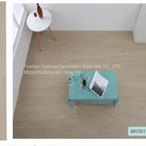 Wood Grain Vinyl Floor SPC Floor Plastic Back Dry Plastic Flooring Stone Plastic Sheet Flooring Foshan Nanhai Wholesale thumbnail-3