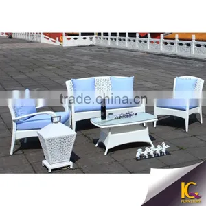 Outdoor Garden Furniture Wicker Sofa Latest Design PE Rattan Royal Sofa Set Quality Choice thumbnail-2