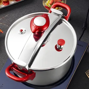 Stainless Steel Pressure Cooker 304 Household Gas Stove Electromagnetic Stove Special Thick Explosion-proof Pressure Cooker Large Capacity thumbnail-1