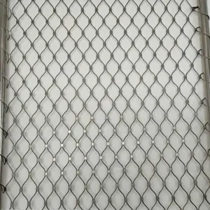 Flexible Stainless Steel Knotted Natural Rope Nets for Anti-Fall Protection, SS316 SS316L SS304 Material thumbnail-3