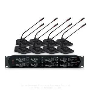 JRLON DH-1800 U-band Wireless One-to-eight Conference Microphone thumbnail-1
