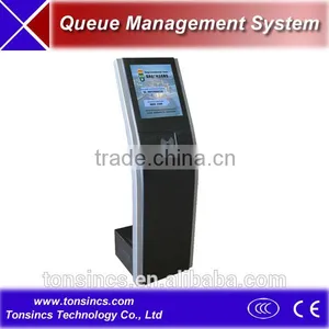 OEM 17" Bank Touch Screen Thermal Ticket Dispenser With VIP Bank Card Reader thumbnail-1