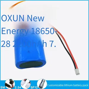 Oxun Lithium Battery 18650 Lithium Battery Pack 7.4v 2200mah Industrial Control Motherboard thumbnail-3