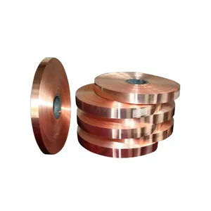 Industrial Bright T2/C1100 Red Copper Strip Coil thumbnail-1