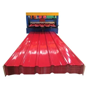Factory Price Color Pre-Painted Corrugated Metal Steel Roofing Sheet Fast Delivery With Cutting Processing Service thumbnail-1
