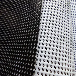 Standard Compliant Plastic-Coated Mesh Fabric 1200D Polyester Customizable Width & Length thumbnail-1