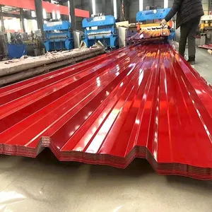 RAL Standard Color Coated Corrugated Steel Plate, Hot Dip Galvanized, 30-275g/m² Zinc, Bulk Order thumbnail-3