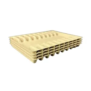 96-Cell Seedling Tray Compostable Pulp Fiber Seed Germination Tray no Plastic thumbnail-2