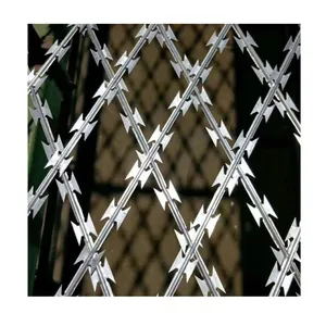 Stainless Steel Wire Mesh With Razor Wire Coils, Durable, Safe and Reliable. thumbnail-5