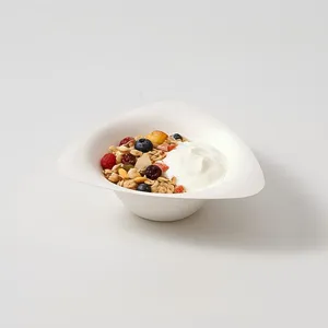 Disposable Straw Pulp Sauce Cup 60ml Oil-Proof Compostable Paper Pulp Condiment Cup thumbnail-1