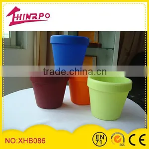 Cheap Colorful Decorative Custom Bulk Silicone Garden Flower Pot thumbnail-1