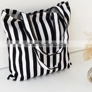 Promotional 2015 New Style Fashion Canvas Reusable Shopping Bag thumbnail-3
