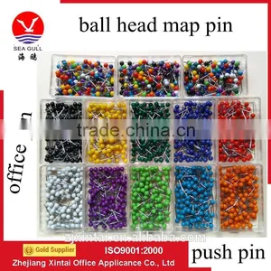 Wholesale 20mm Stationery Ball Head Push Pins for Office Use With High Quality thumbnail-1