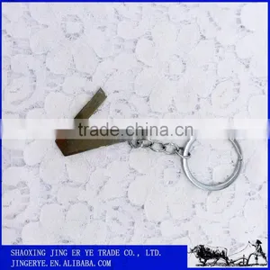 Rhinestone Letter Metal Keychains thumbnail-2