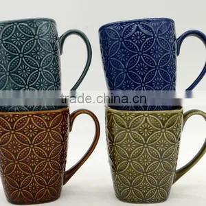 Stoneware Mugs Embossed thumbnail-3