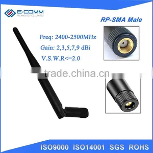Good Performance 5dBi WIFI Antenna 2400-2500MHz Long Range Rubber Whip Wireless Antenna thumbnail-3