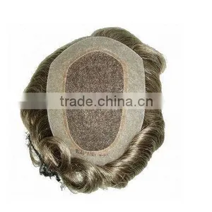 Hot Sell Toupee for Hair Lose,for Men' Hair Replacement 100% Virgin Remy thumbnail-1
