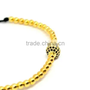 2016 Latest Unisex Fashion Bracelet Stainless Steel Bead Bracelet 7'' thumbnail-2
