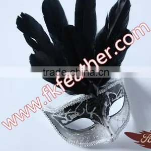 Wholesale Carnival Dance Goose Feather Party Mask For Female thumbnail-4