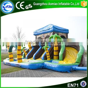 New Product Large Big Kahuna Inflatable Plastic Water Slide With Pool Supplier's Choice thumbnail-3