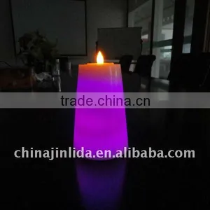 Flameless Candle,holiday Led Candle,scented Candle With Timer ,color Changing Led Candle,blow On/off thumbnail-1
