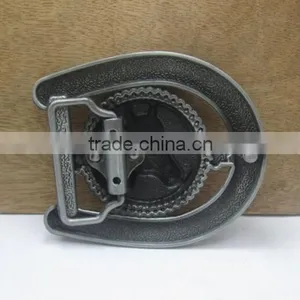 Ancient Bronze Horse Cowboy Belt Buckle thumbnail-5