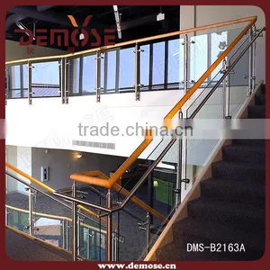 Interior Railing for Steps With Wood Handrail thumbnail-1