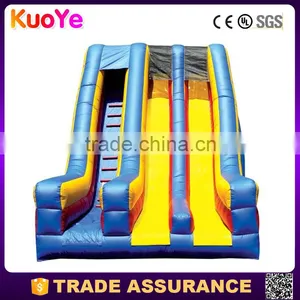 Commerial Grade Factory Price Giant Double Lane Slip Inflatable Slides for Sale thumbnail-1