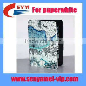 Hot Sale pu Leather Case for Amazon Paperwhite Cover, For Paperwhite Case Leather thumbnail-1