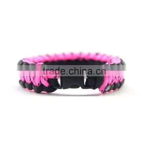 2016 New Woven Method Bright Colors Suvival Paracord Bracelet thumbnail-5