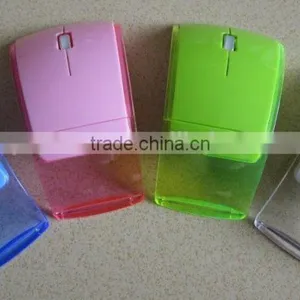 Hot Selling Transparent 2.4G Wireless Folding Mouse Gaming Mice thumbnail-4
