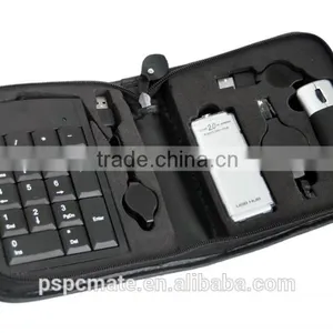 Black USB Travel Sets in White Color Suitable for Business Travel/coorperate Gifts thumbnail-3