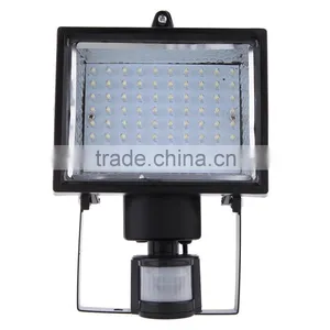 80LEDs Solar Panel PIR Body Human Motion & Light Sensor Landscape Lamp Security Spotlight for Lawn Garden Pool Pond Road Pathway thumbnail-3