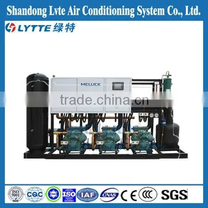 20-150HP Water Cooled Screw Racks Refrigeration Compressor Racks for Large Cold Room Project, CE thumbnail-1