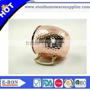 High Quality Standard Hammer Moscow Mule Solid Copper Mugs Quality Choice thumbnail-4