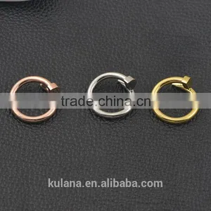 Online Jewelry Stores Twisted Nail Rings Mens Rings thumbnail-1