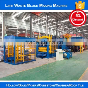 QT6-15 Full Automatic Block Machine Line/cement Brick Making Machine Price thumbnail-1