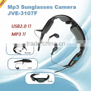 Mini Camera Recorder,sunglasses Camera;Video Glass for IPhone,iPad,JVE-3107F thumbnail-1
