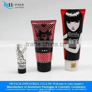 6oz White Plastic Tube Cosmetic Tube thumbnail-1
